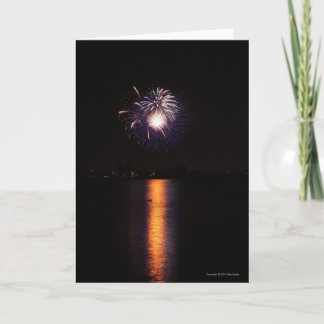 Blank Customizable Fireworks 12 Greeting Card