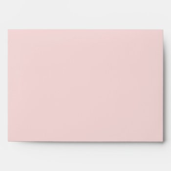 Blank Customizable Light Pink Envelope by CustomWeddingDesigns at Zazzle
