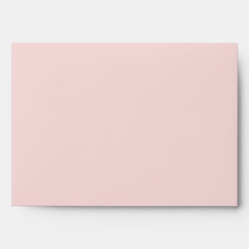 Blank Customizable Pink Envelope with Flourish