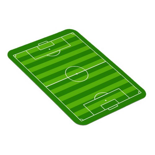 Blank Customizable Soccer Field Football Pitch Magnet