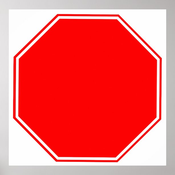 stop sign art wall decor zazzle