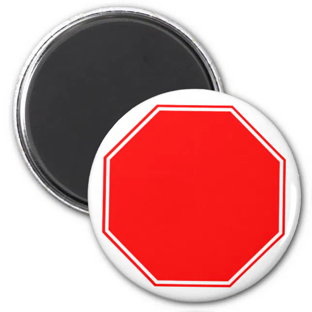Stop Sign Shape Magnet