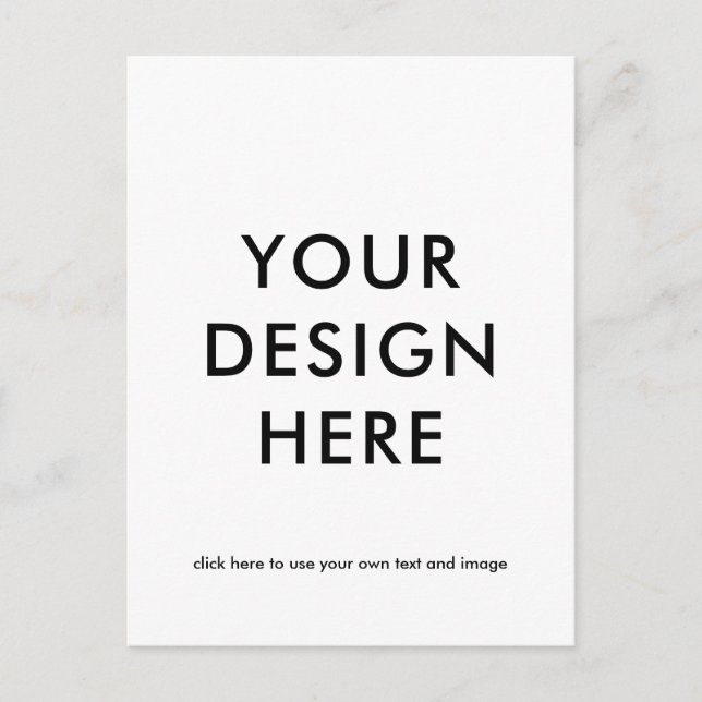 Blank Design Postcard (Front)