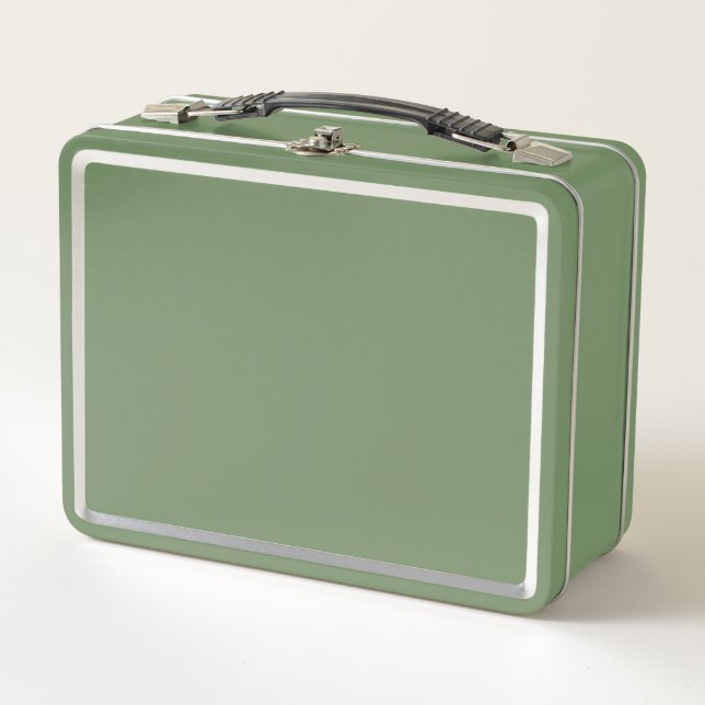 Blank - Design Your Own Custom Personalized Metal Lunch Box (Front)