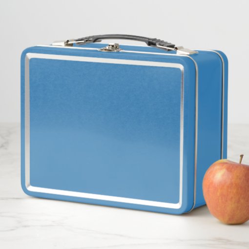 Blank - Design Your Own Custom Personalized Metal Metal Lunch Box | Zazzle
