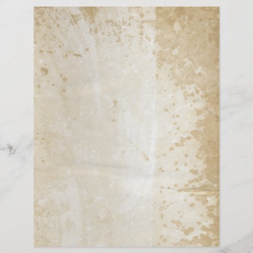 Blank Distressed Antique Stained Paper Flyer