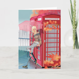 Blank Diva Girl Card