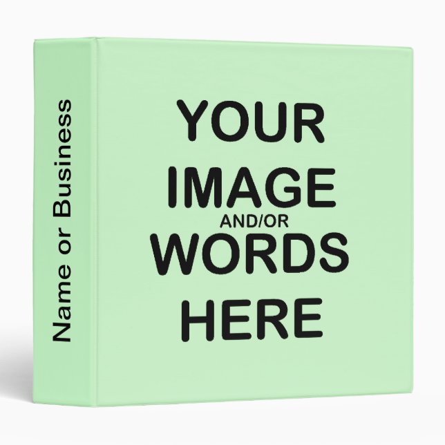 Blank DO IT YOURSELF ~ Binder / Photo Album 1.5" (Front/Spine)