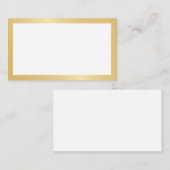 Blank Elegant Gold Wedding Place Card | Zazzle