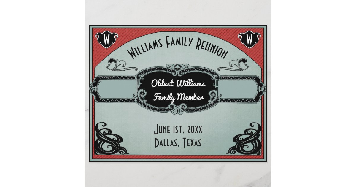 Blank Family Reunion Certificate - Oldest Member | Zazzle