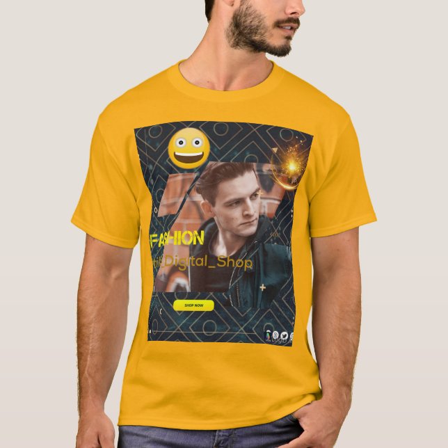 Blank Fashion Design t-shirt  (Front)