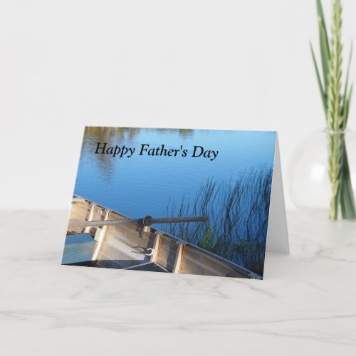 Blank Fathers Day card