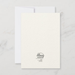 Blank Floral Altered Photo Art Notecard