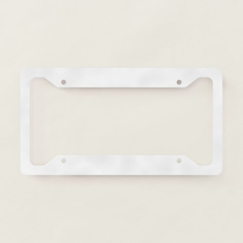 Blank For You To Customize _ License Plate Frame