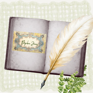 Blank Frame Victorian Style BookPlate