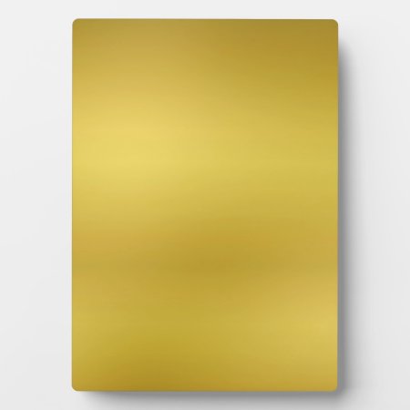 Blank Gold Custom Background Template Plaque