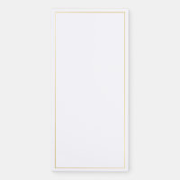 Blank Gold Magnetic Notepad