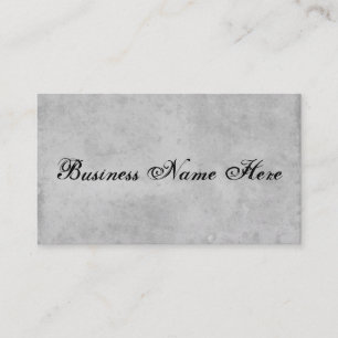 Blank Gray Vintage Dark Aged Stained Paper Business Card