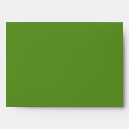 Blank Green Custom Envelope