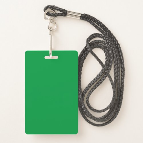 Blank Green DIY Template Custom Text Photo Image Badge