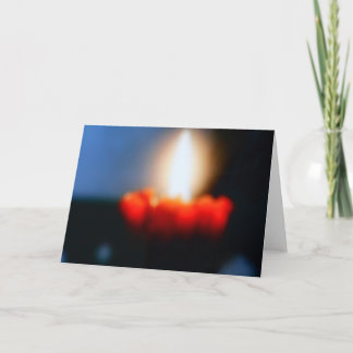 BLANK GREETING CARD - CANDLE