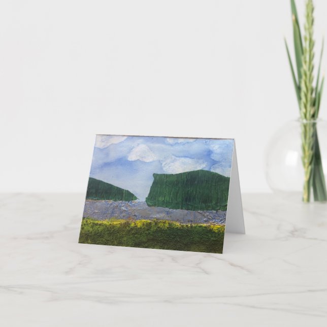 Blank greeting card for any occasion (landscape) (Front)