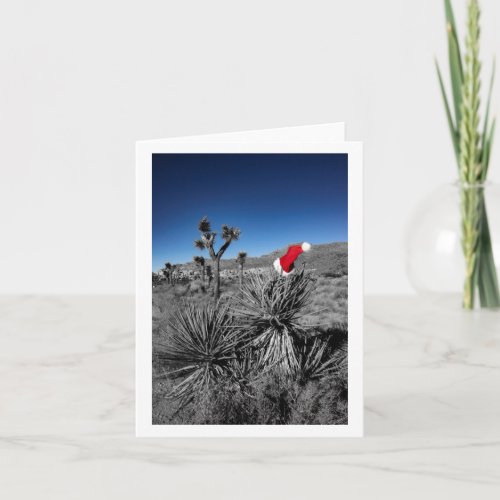 Blank Greeting Card  Holiday Theme  Desert Theme