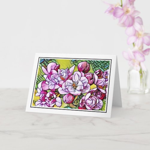 Blank Greeting Card _ SG Lilacs