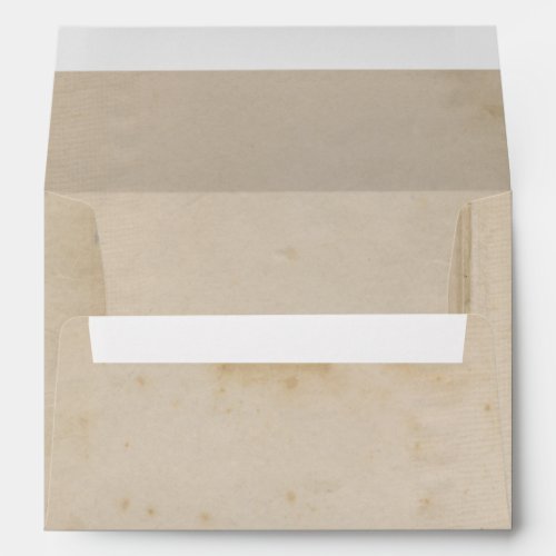 Blank Grungy Antique Stained Paper Envelope