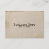 Blank Brushed Aluminum Faux Aluminum Business Card