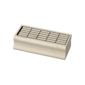 BLANK GUITAR CHORD CHART  RUBBER STAMP