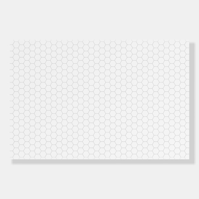 Blank Hex Map Grid Foam Board (Front)