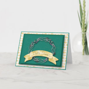 Blank Inside Note Card