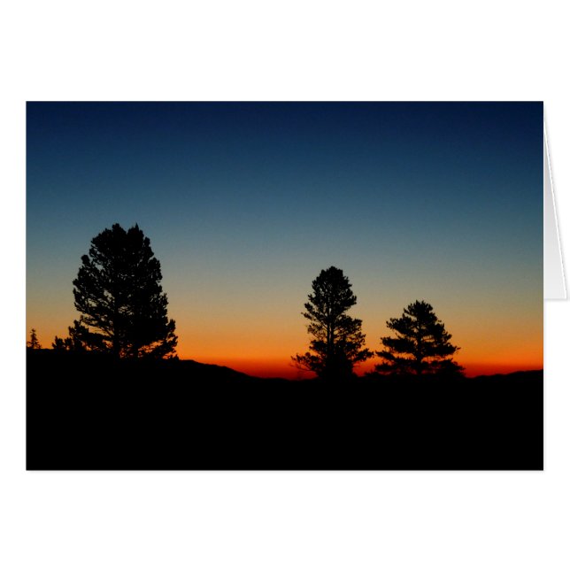 Blank Inside, Sierra Sunrise Cards (Front Horizontal)