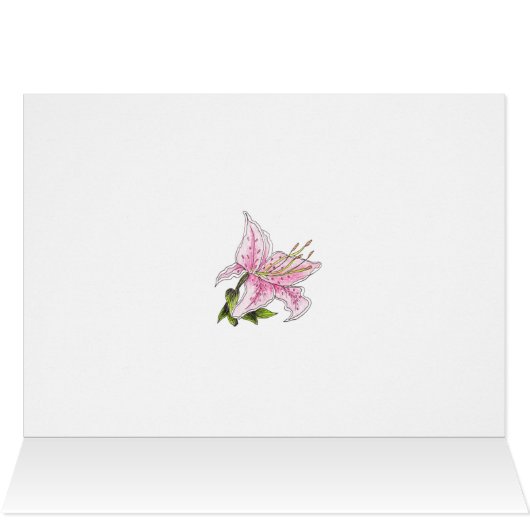 Blank inside smile card (Inside Horizontal (Top))