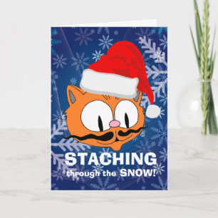 Blank Inside - Staching Through the Snow! Humorous Card