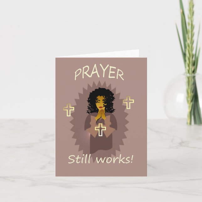 Blank inspirational note card (Front)