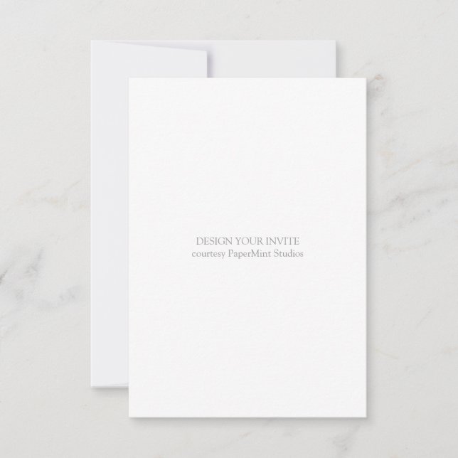Blank Invitation | 3x5 (Front)
