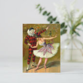 Blank Invitation Announcement Costume Party Ball (Standing Front)