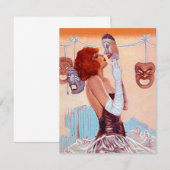 Blank Invitation Announcement Theatre Stage Dream (Front/Back)