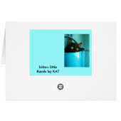 blank kitten card (Back Horizontal)