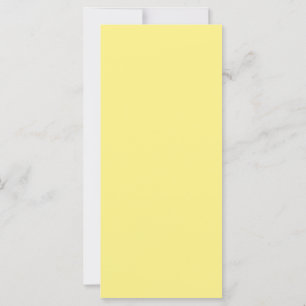 Blank Maize Colored Card for Your Wedding Menu