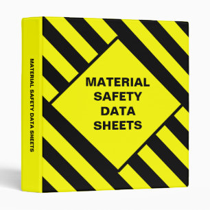 Blank Material Safety Data Sheets Binder