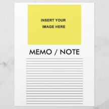 Blank Memo Note Form