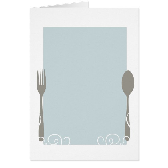 blank menu cards (Front)