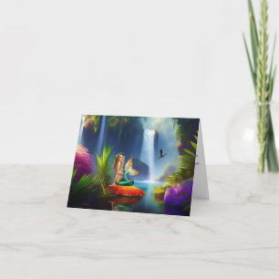 BLANK MERMAID GREETING CARD ANY OCCASION