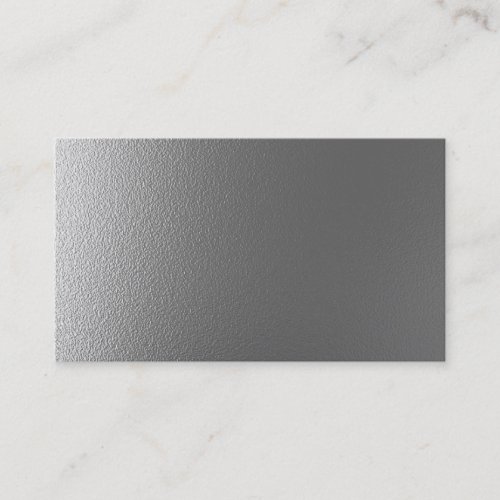 Blank metal design business card
