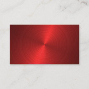 Blank metal design business card