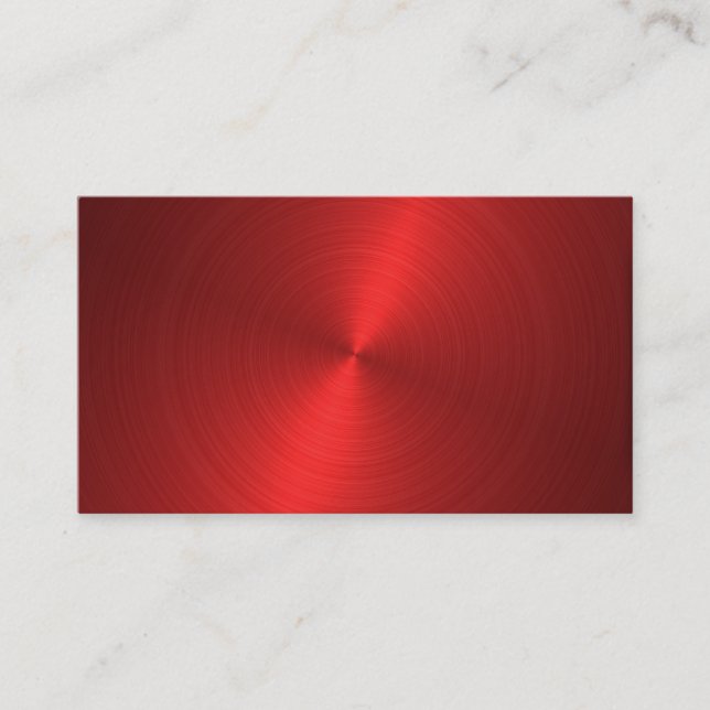 Blank metal design business card (Front)