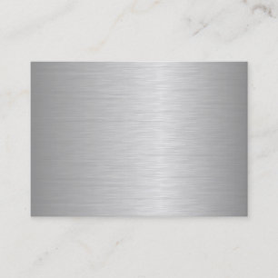 Blank Metallic Looking Business Cards